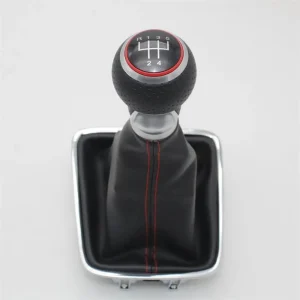 For VW Golf Plus 2005 2006 2007 2008 2009 2010 2011 2012 2013 2014 Car-Styling 5 Speed Car Gear Stick Shift Knob PU Leather Boot