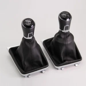 For VW Golf 7 A7 MK7 GTI GTD 2013 2014 2015 2016 2017 2018 Car 5 /6 Speed Gear Stick Level Shift Knob With PU Leather Boot