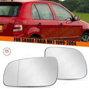 1 Pair (Left+ Right) For Skoda Fabia MK1 1999 2000 2001 2002 2003 2004 Car-styling Heated Mirror Glass 6Y1857521C 6Y1857522A
