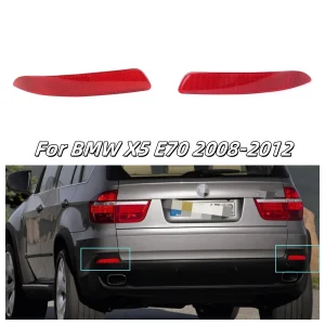 Rear Bumper Reflectors Lights For BMW X5 E70 2008 2009 2010 2011 2012 Warning Lamps Stop Lamps Brake Light 631471589 63147158950